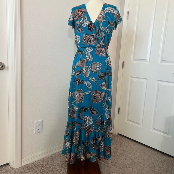 Women's Apt. 9 Ruffle Wrap Maxi Dress - Picture 3 of 15